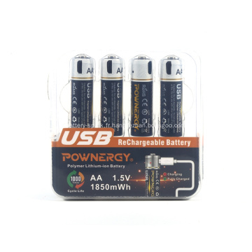 Batterie USB AA 1850mWh